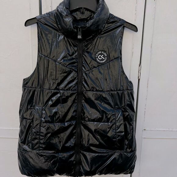 Performance Logo Shiny Puffer Vest Calvin Klein - Picture 3 of 9